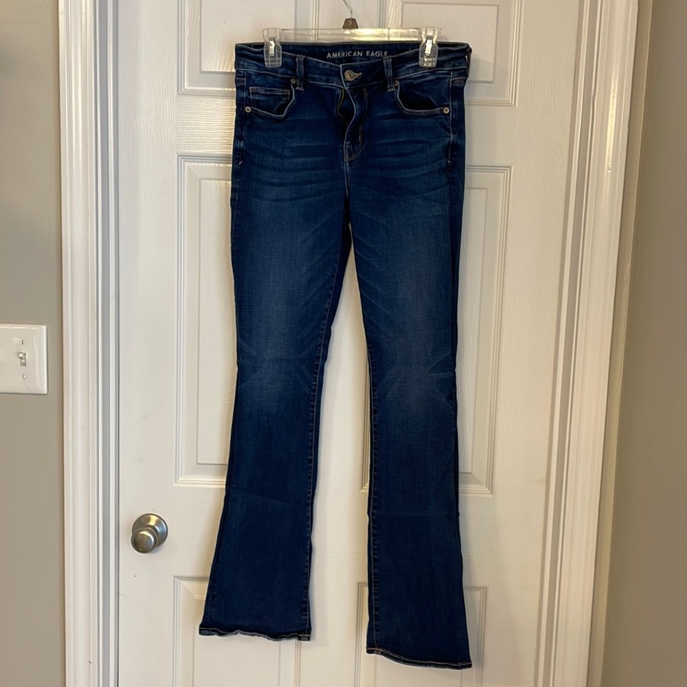 American Eagle Skinny Kick Jeans 12 Long